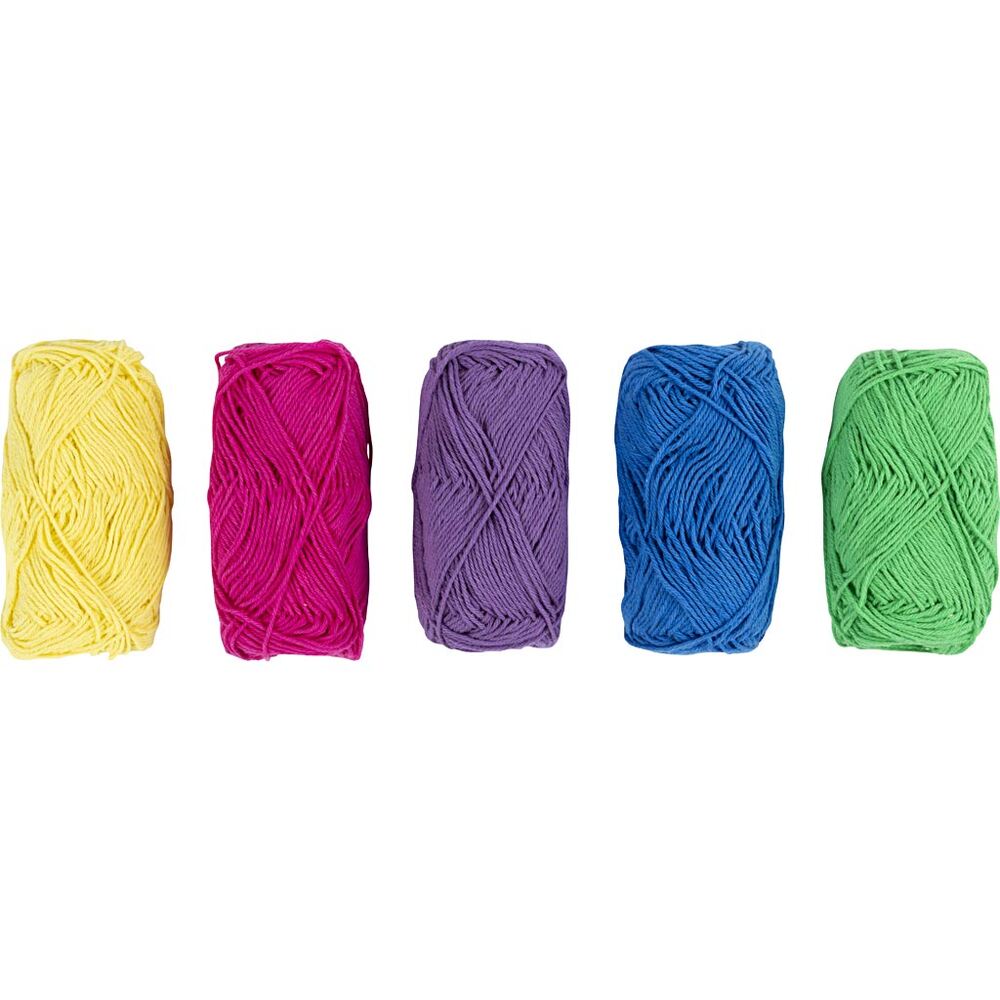 Bomuldsgarn Colorful 8/4 Hækling/Strikning