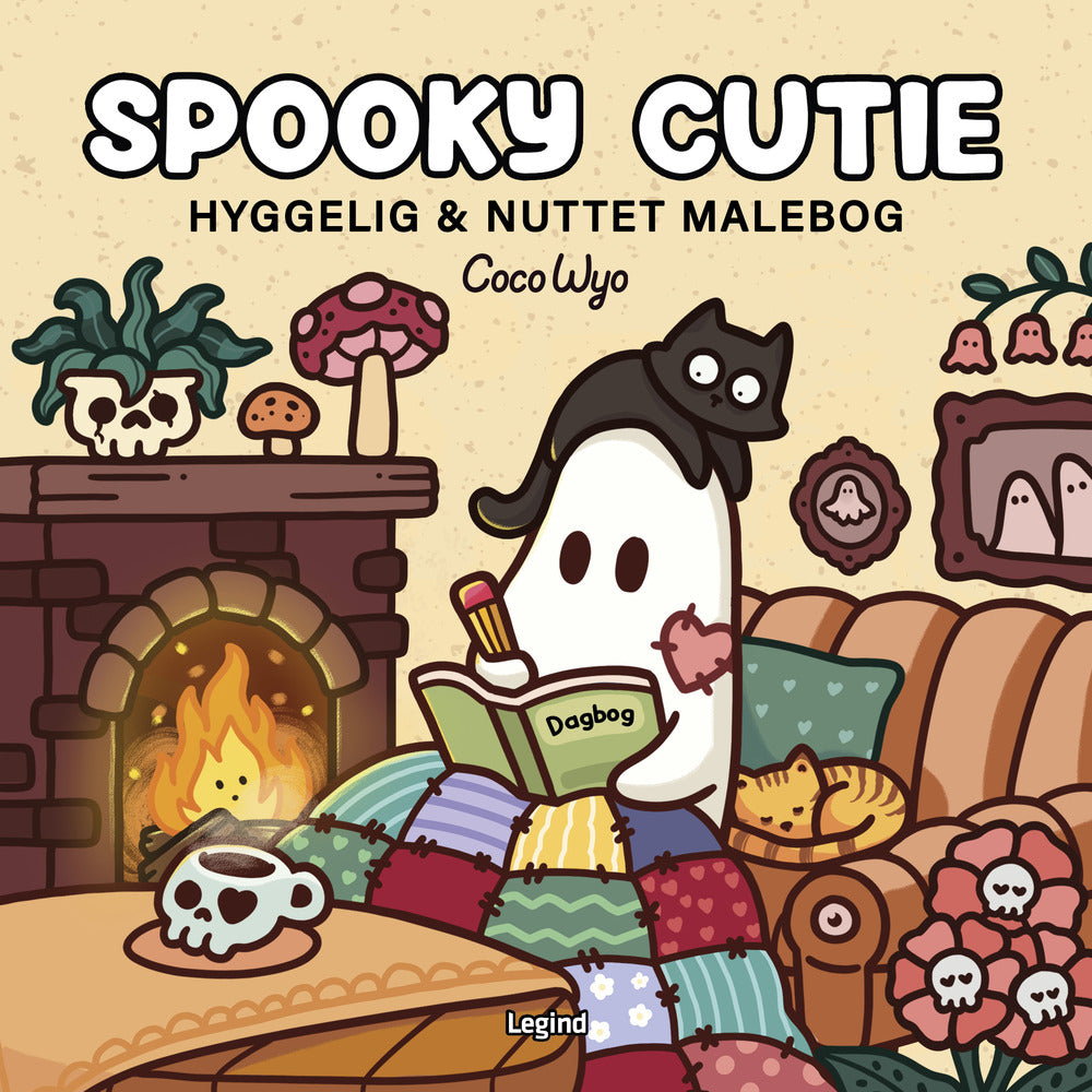 Malebog: Spooky Cutie - Cozy Coloring