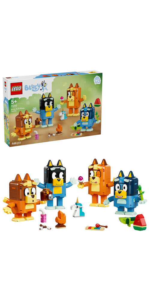 LEGO Bluey 11217 Klodsbygget Bluey-familie