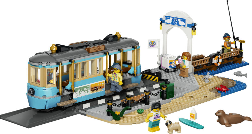 LEGO City 60506 Klassisk sporvogn med strandstop