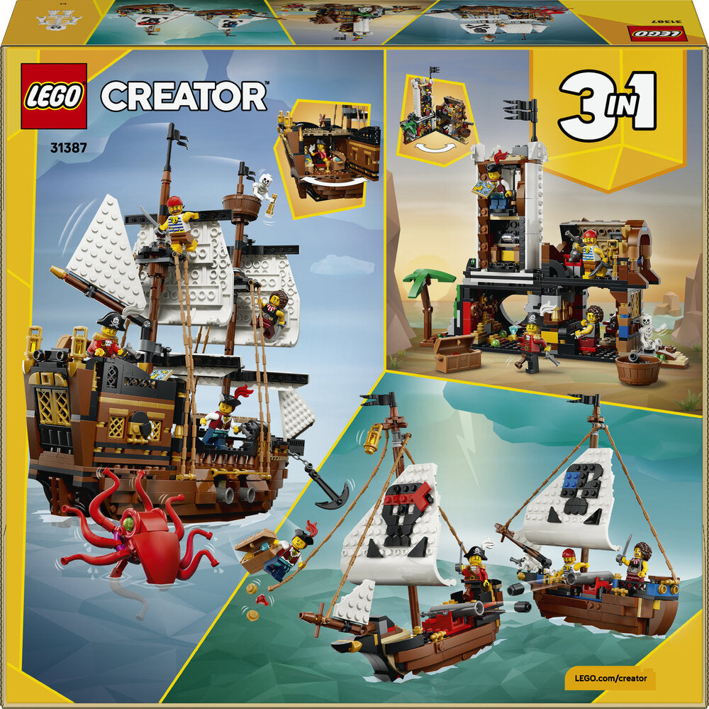 LEGO Creator 31387 Ikonisk piratskib