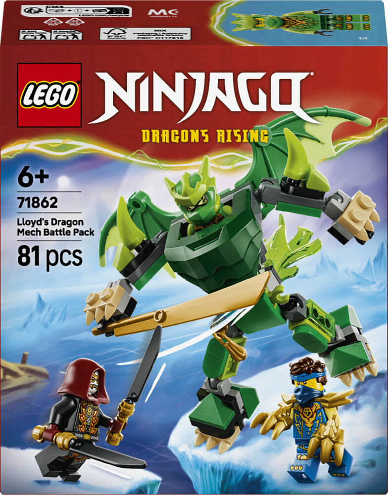 LEGO Ninjago 71862 Lloyds drage-mech – kamppakke