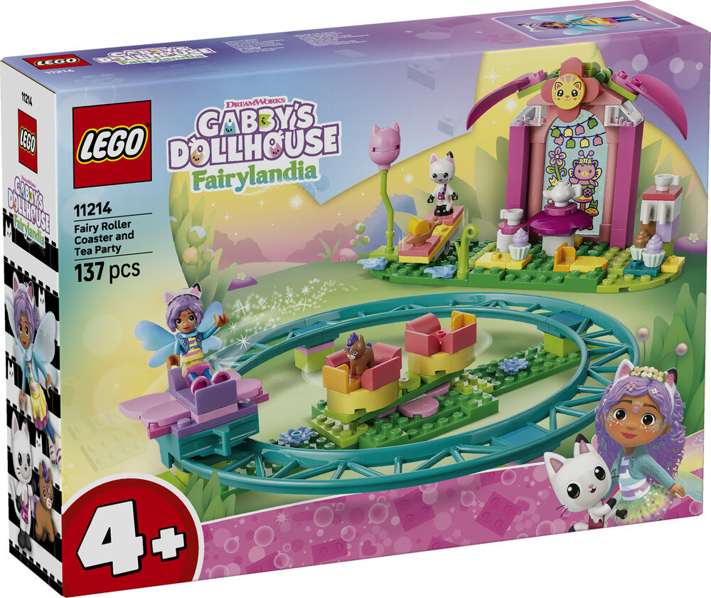 LEGO Gabby's Dollhouse 11214 Fe-rutsjebane og teselskab