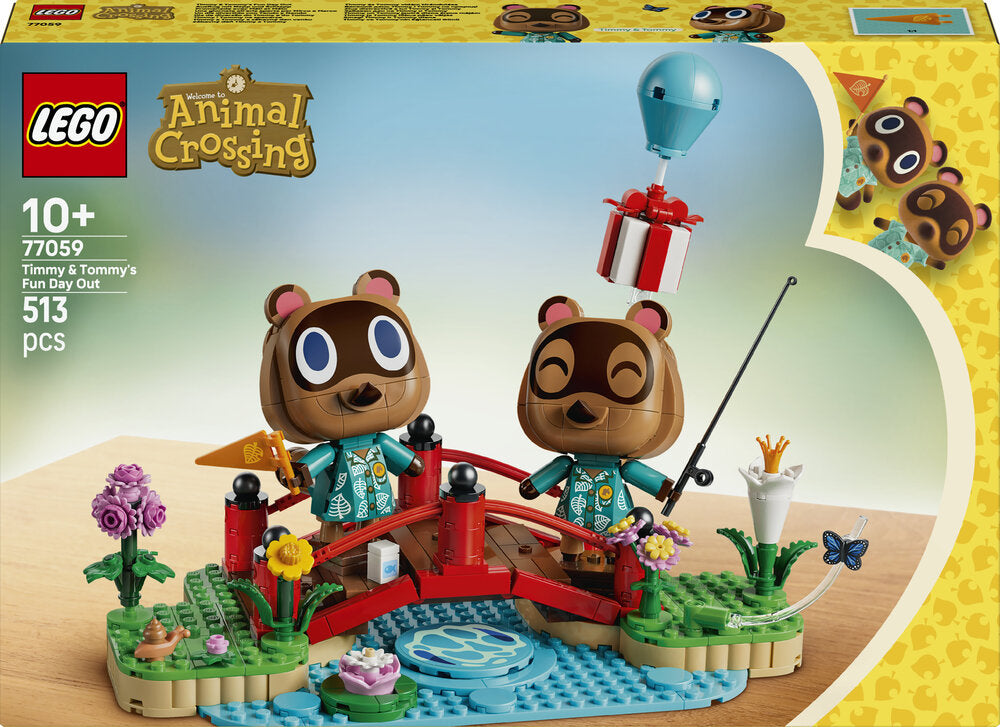 LEGO Animal Crossing 77059 En sjov dag med Timmy og Tommy