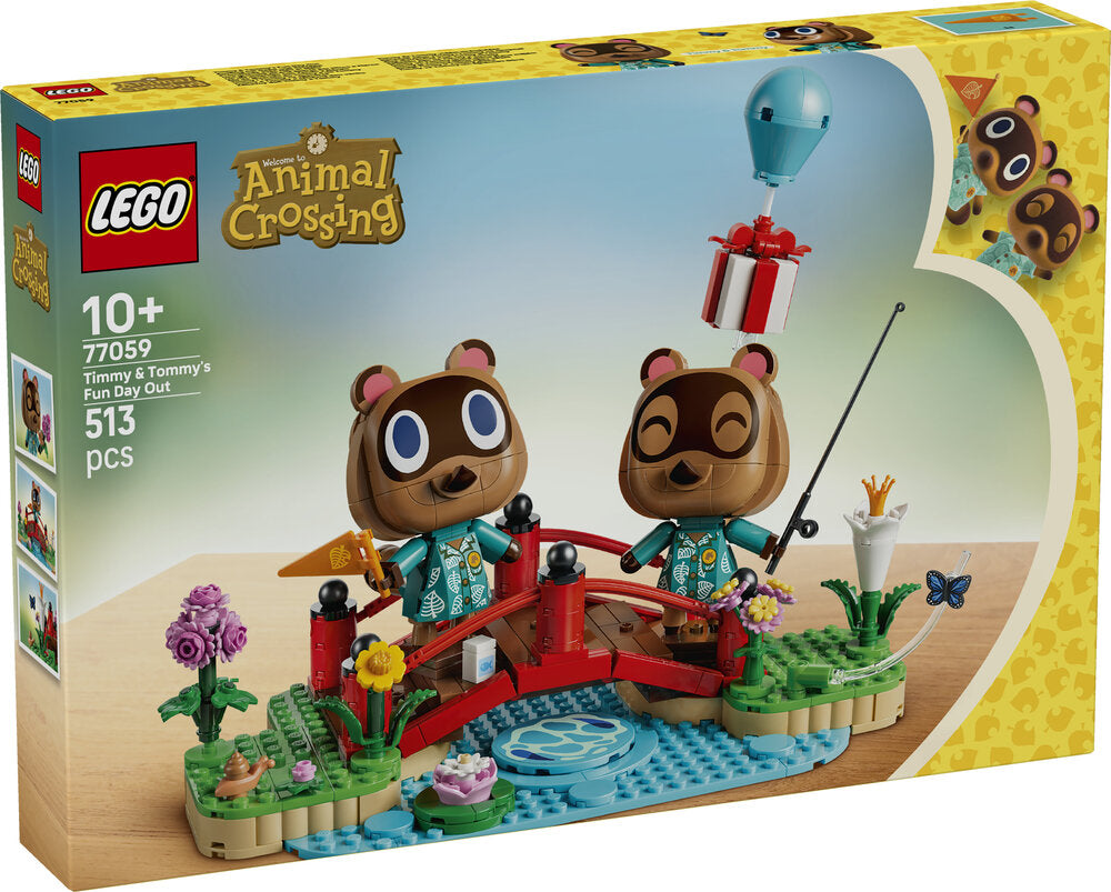 LEGO Animal Crossing 77059 En sjov dag med Timmy og Tommy