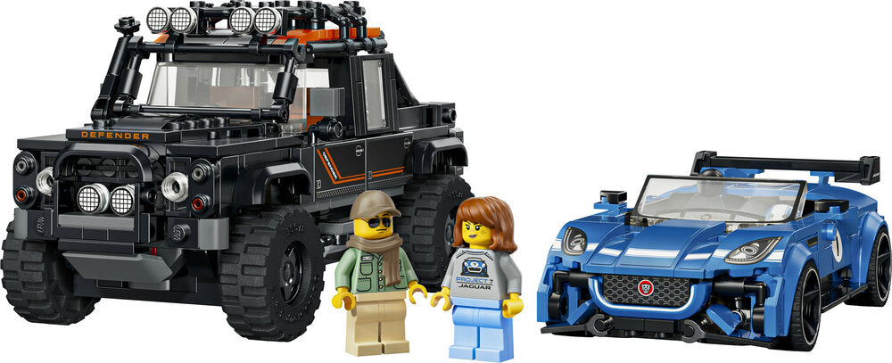 LEGO Speed Champions 77264 Jaguar Project 7 og Land Rover Defender