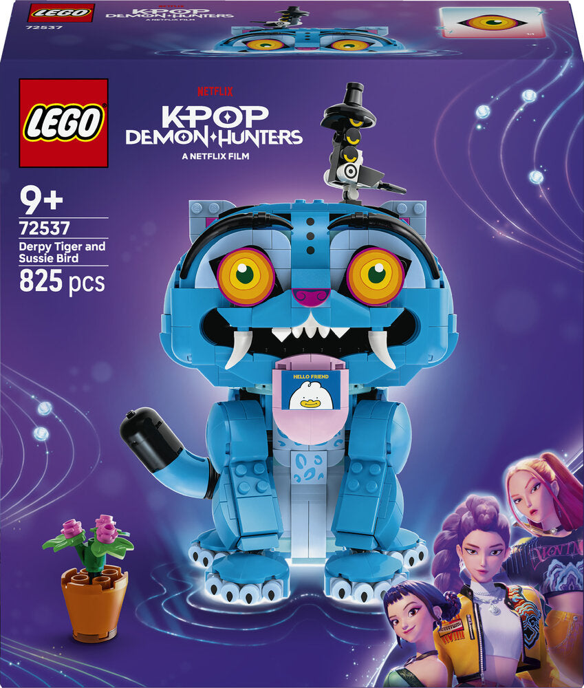 LEGO KPop Demon Hunters 72537 Tigeren Derpy og fuglen Sussie