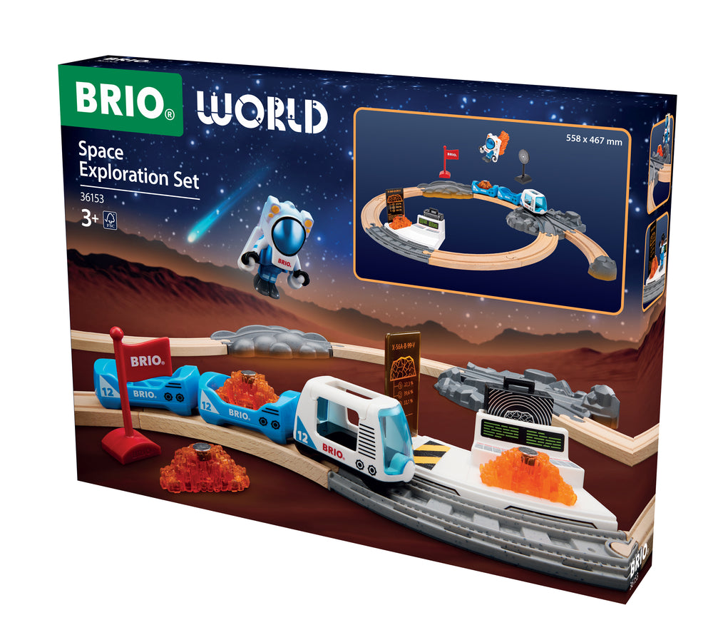 BRIO 36153 Togbane-sæt Rumforskning