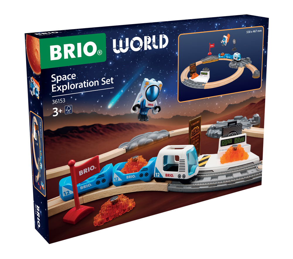 BRIO 36153 Togbane-sæt Rumforskning