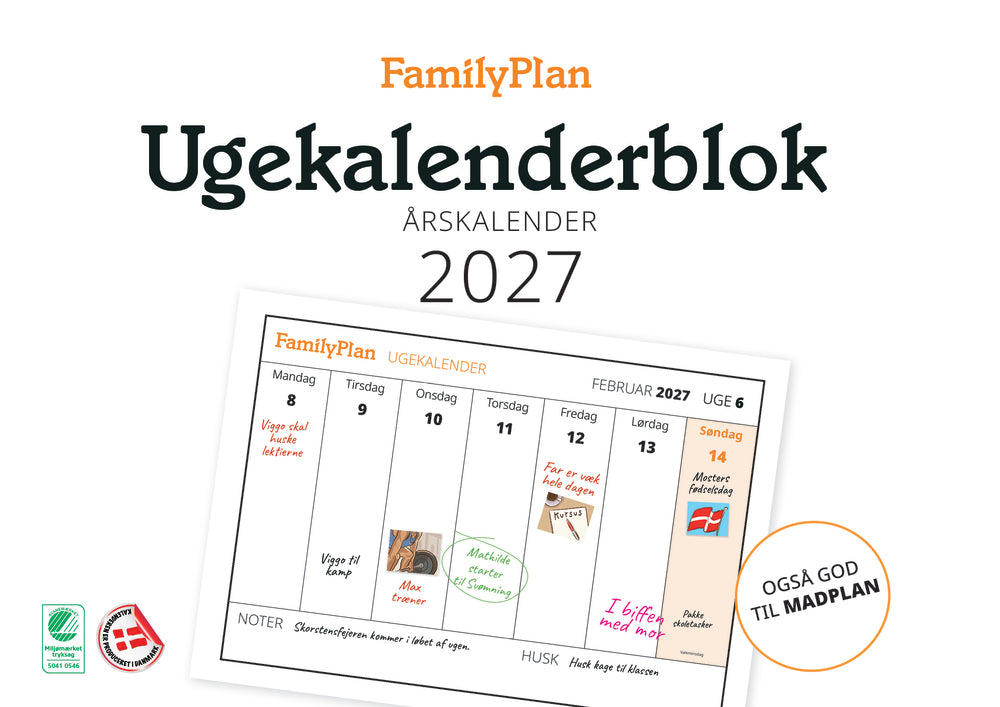FamilyPlan Uge-kalender Blok 2027
