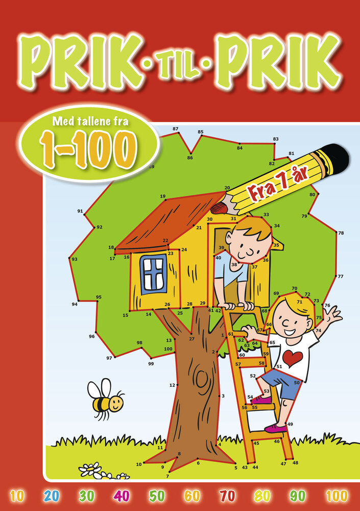 D1 Prik til prik: 1-100 (Legehus)