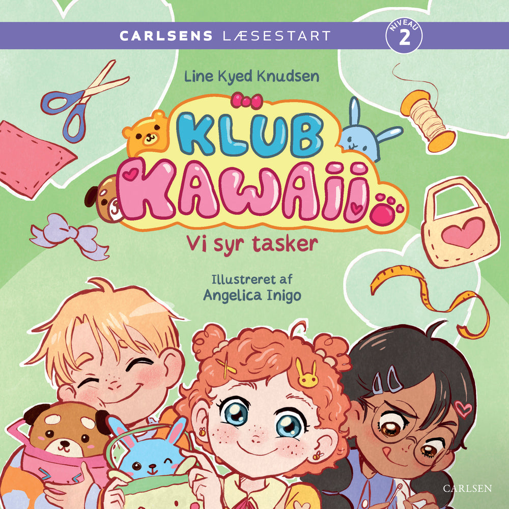 Carlsens Læsestart: Klub Kawaii - Vi syr tasker