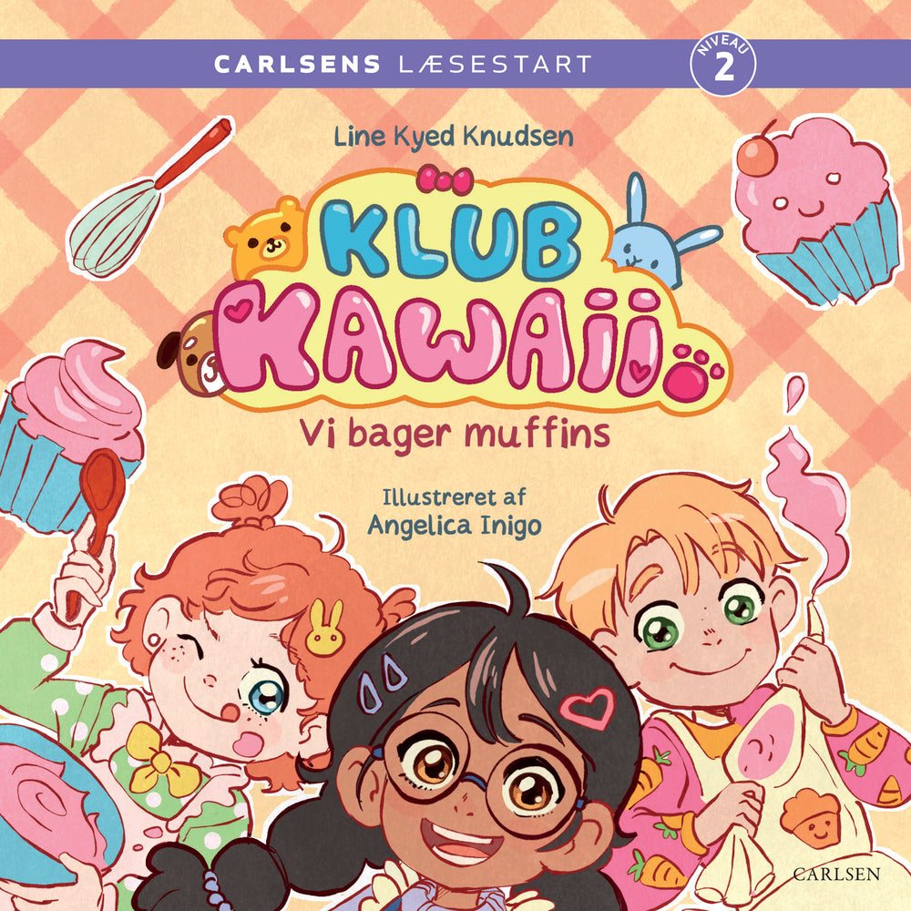 Carlsens Læsestart: Klub Kawaii - Vi bager muffins