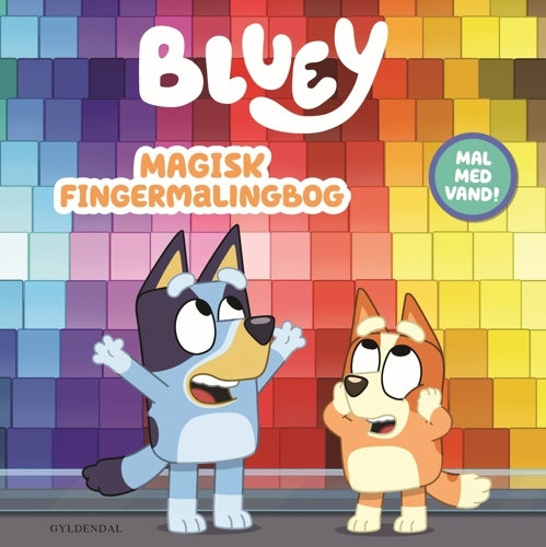 D1 Bluey - Magisk fingermalingbog. Mal med vand