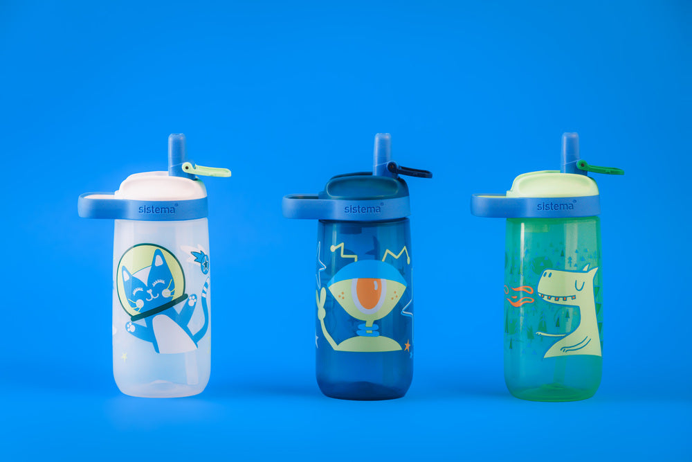 Drikkeflaske Sistema Easy Sip Kids Design 500Ml 6 Asst