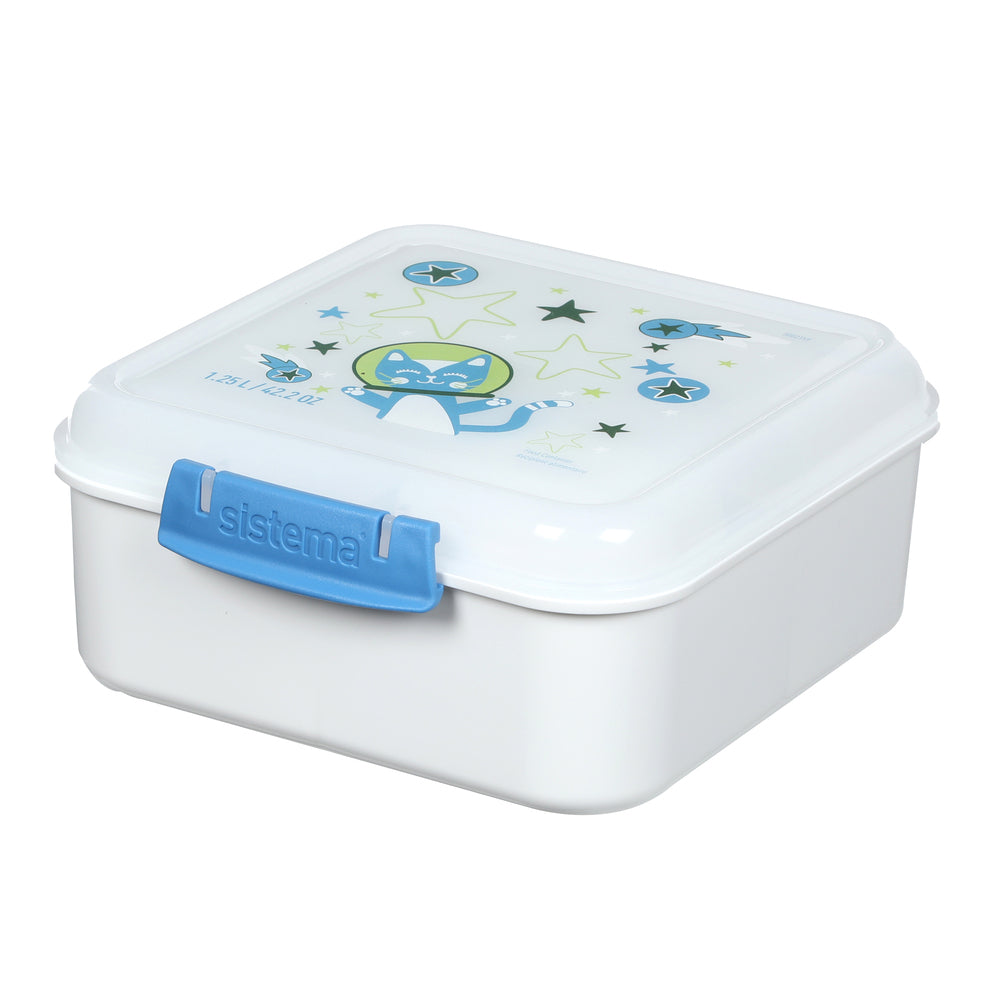 Madkasse Sistema Bento Cube Lunch Kids Design 1,25L 6 Asst