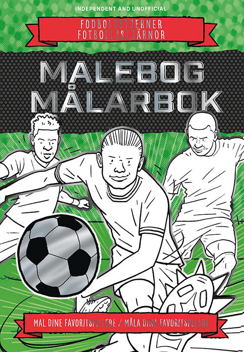 D1 Fodboldstjerner - Deluxe malebog