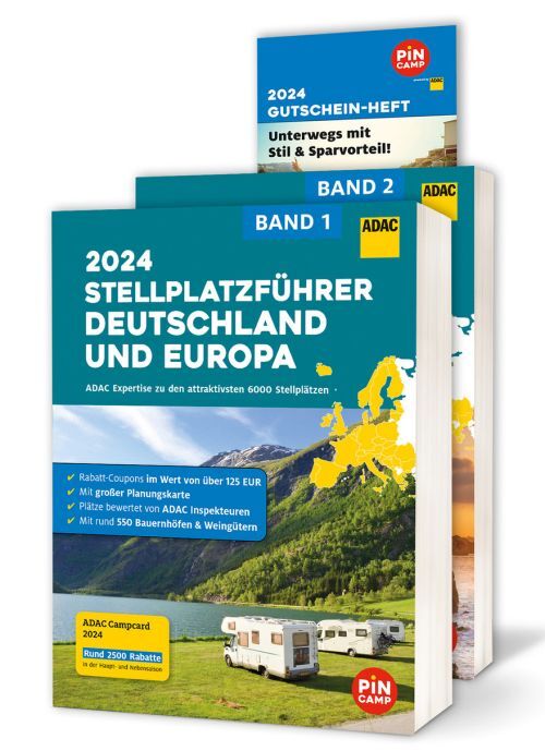 D2 ADAC Stellplatzführer 2024: Deutschland und Europa (vol. 1-2)