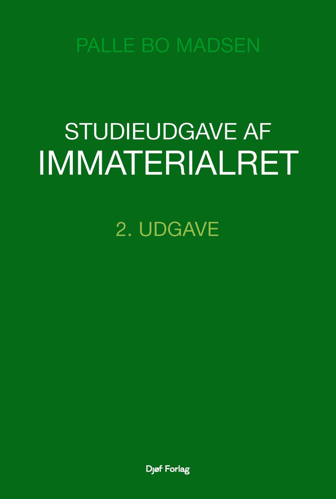 Studieudgave af Immaterialret
