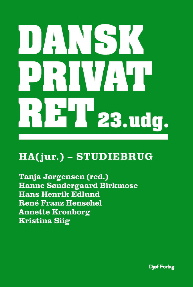 Dansk privatret 23. udgave
