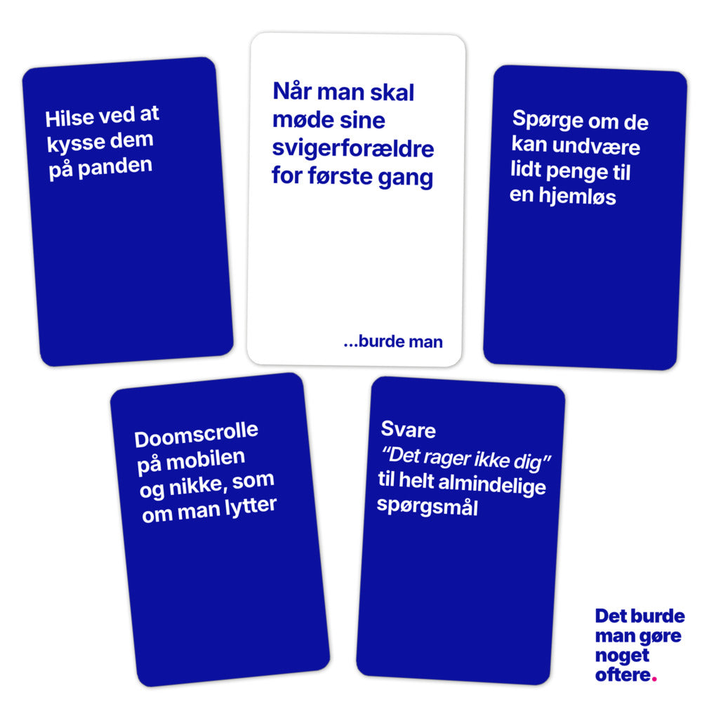 Det burde man gøre noget oftere