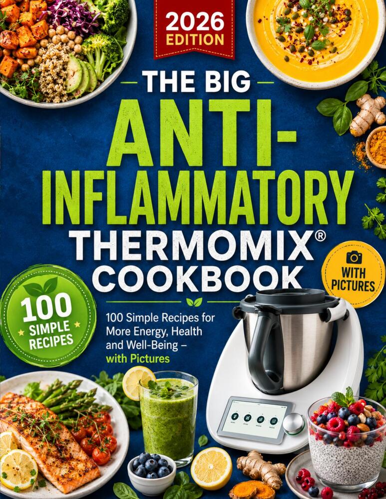 THE BIG ANTI-INFLAMMATORY THERMOMIX® COOKBOOK  100 Simple Recipes for More Energy, Health and Well-Being – with Pictures
