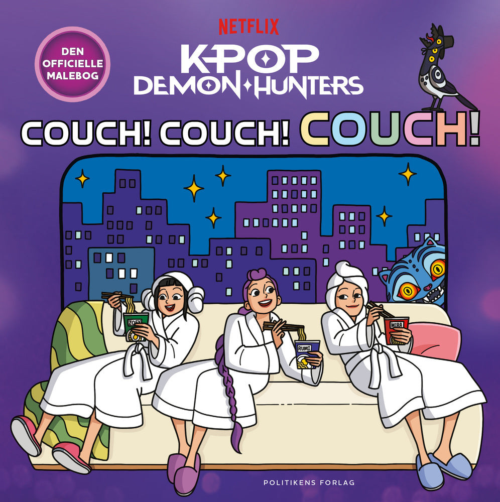 Kpop Demon Hunters: Couch! Couch! Couch! Den officielle malebog