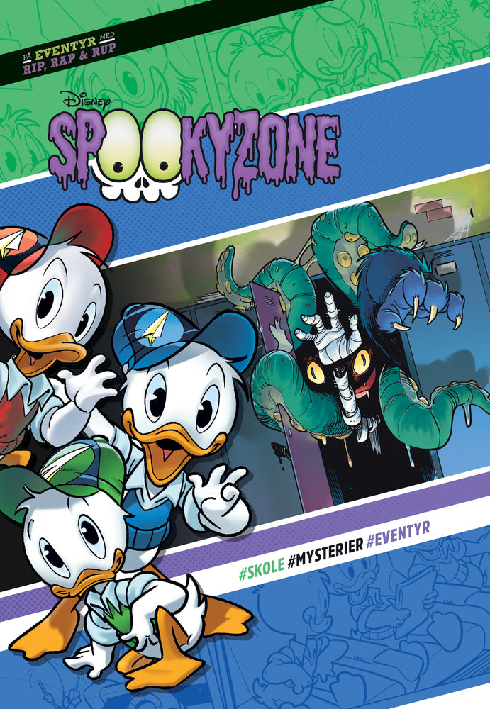 Spookyzone 1 – på eventyr med Rip, Rap og Rup (LÆS OG LYT)