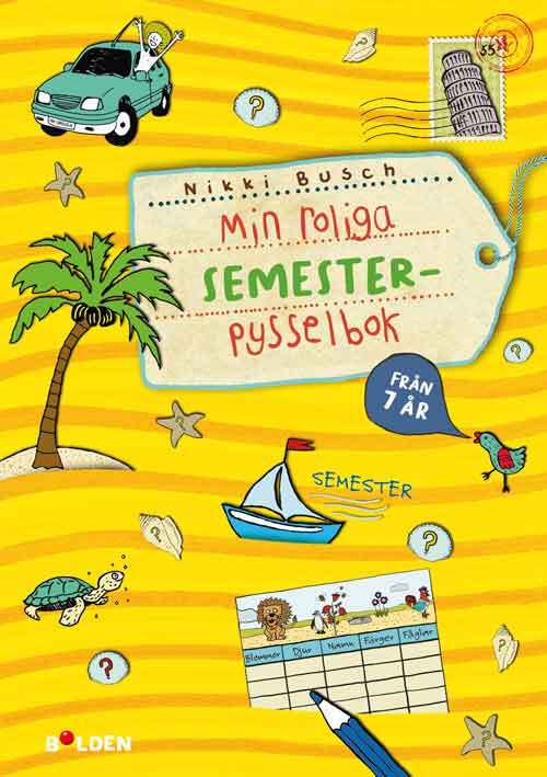 Min roliga semester-pysselbok från 7 år