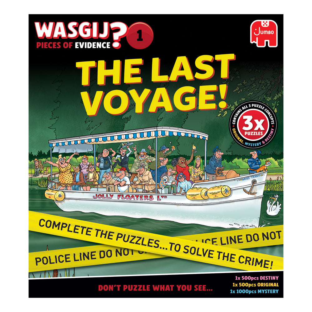 Wasgij The last voyage 2x500 1x1000 brikker