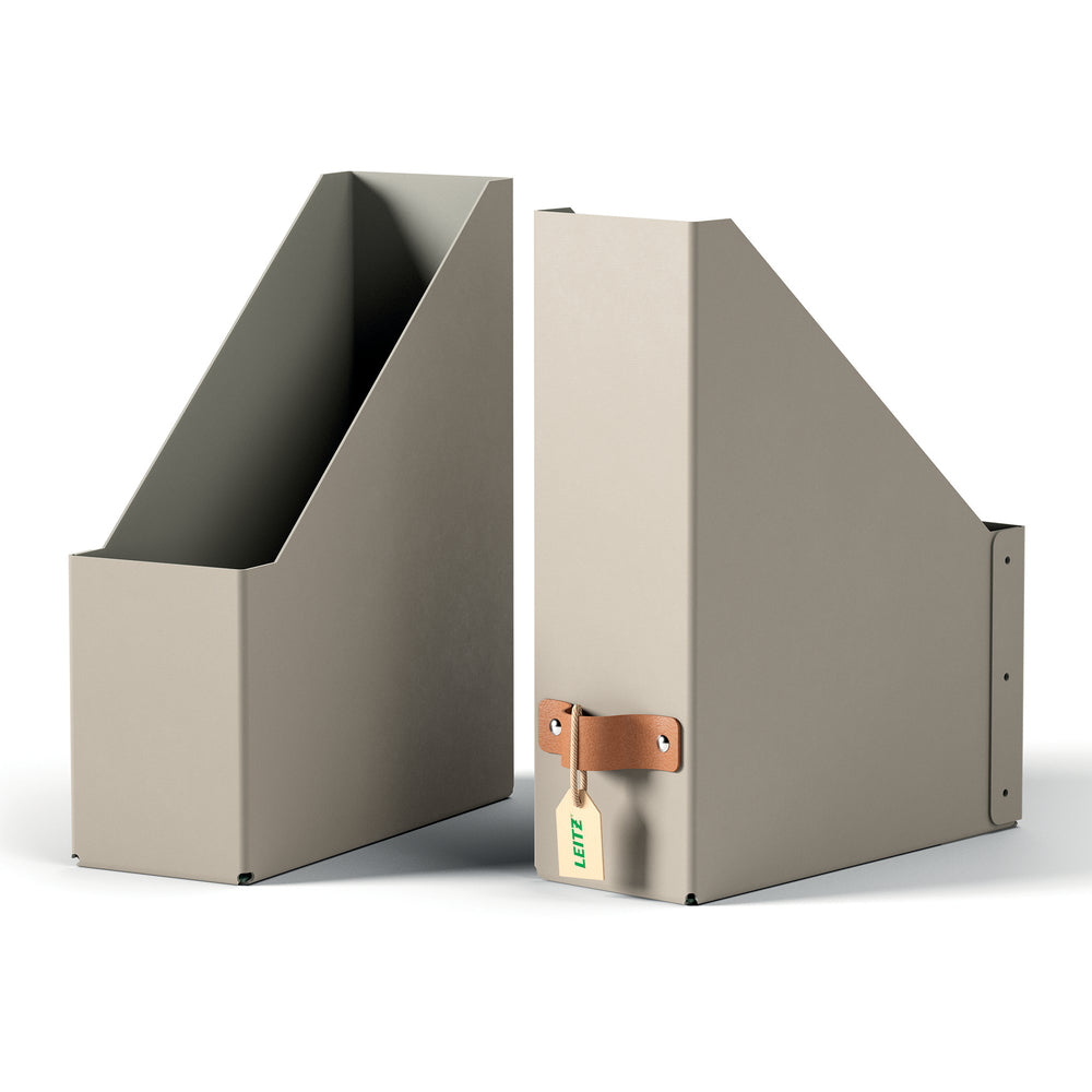 Tidsskriftskassette Leitz Puro Gråbeige 2 Stk.