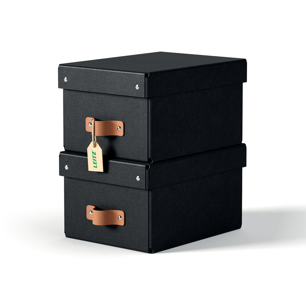 Opbevaringsboks Leitz Puro antracit small 2 stk.