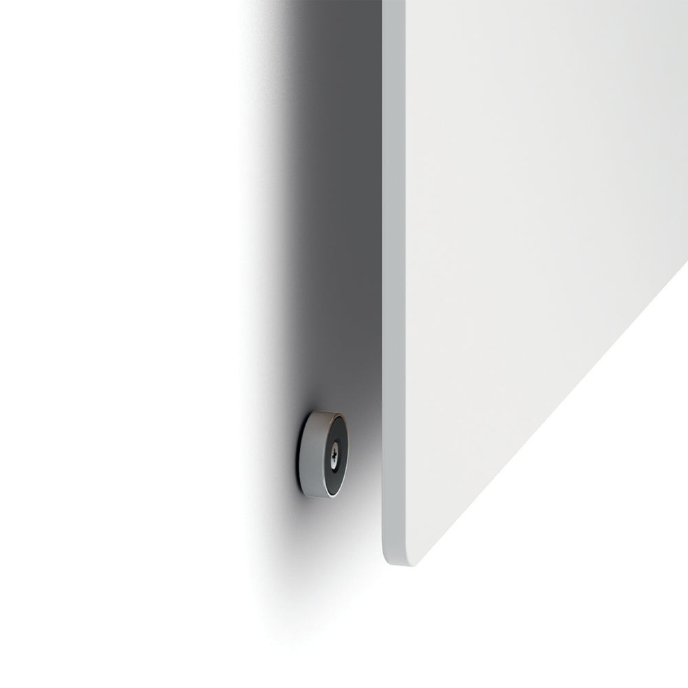 Whiteboardtavle magnetisk rammeløst Nobo stål 45x45cm