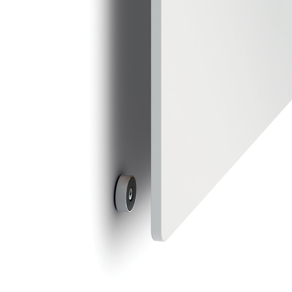Whiteboardtavle magnetisk rammeløst Nobo stål 65x45cm