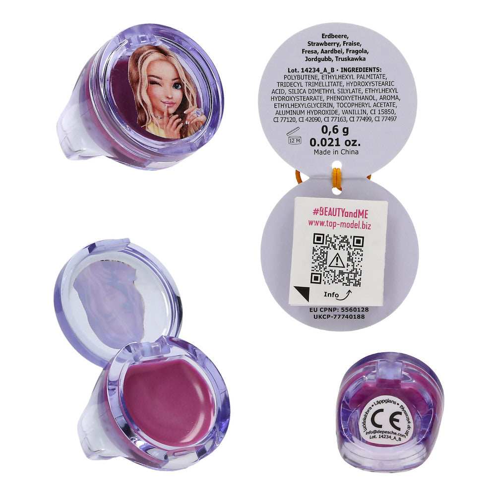 TOPModel Lipgloss ring GLOW TO GO asst