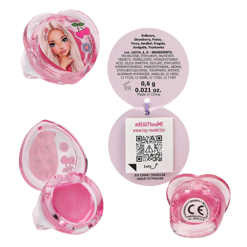 TOPModel Lipgloss ring GLOW TO GO asst
