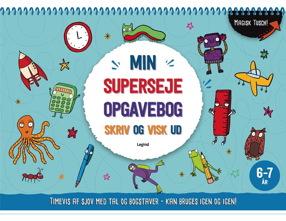 D2 Min superseje opgavebog - skriv og visk ud igen