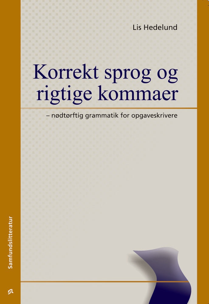 D1 Korrekt sprog og rigtige kommaer