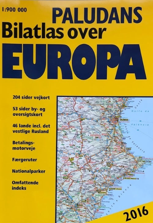 D1 Paludans Bilatlas over Europa 2016
