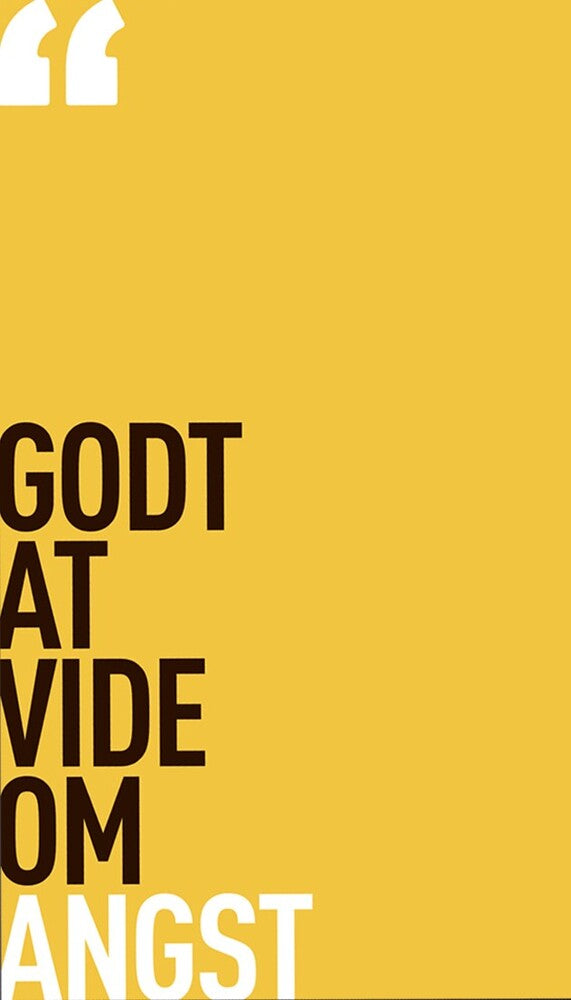 D1 Godt at vide om angst