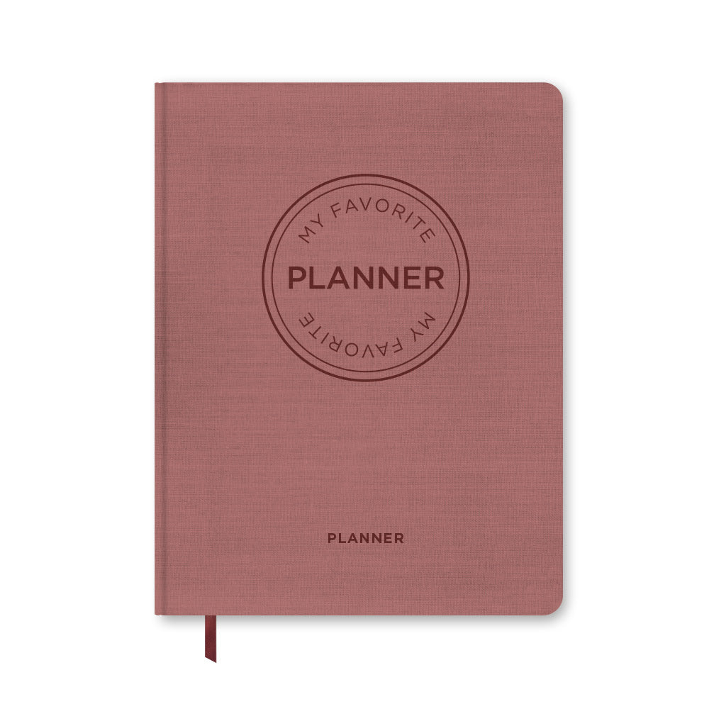 D1 MY FAVORITE PLANNER Udateret / Vintage Rosa