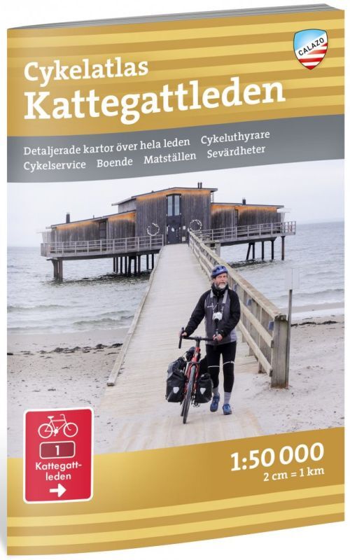 D1 Cykelatlas Kattegattleden  1:50 000