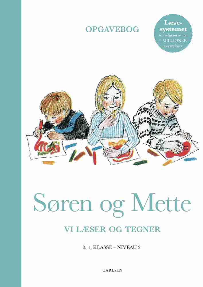 D1 Søren og Mette: Vi læser og tegner (Opgavebog 2, 0-1. klasse)