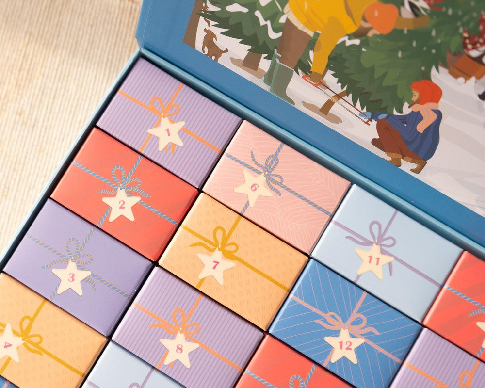Julekalender Christmas Tree & Snowflakes 1000 brikker
