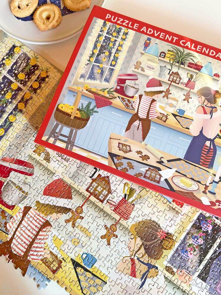 Adventkalender Sweet Christmas 1000 brikker