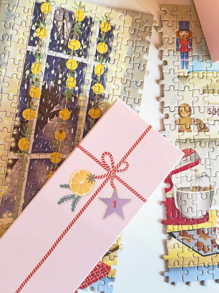 Adventkalender Sweet Christmas 1000 brikker