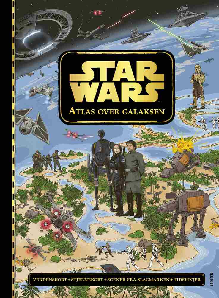 Star Wars atlas over galaksen