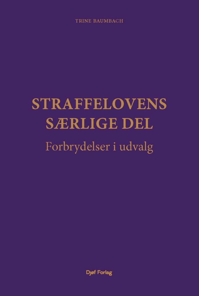 Straffelovens særlige del