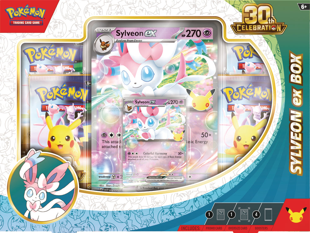 Pokemón Box Ex 30th - Sylveon Ex