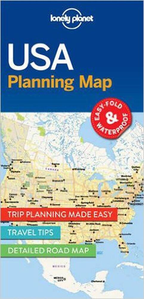 D1 Lonely Planet Usa Planning Map